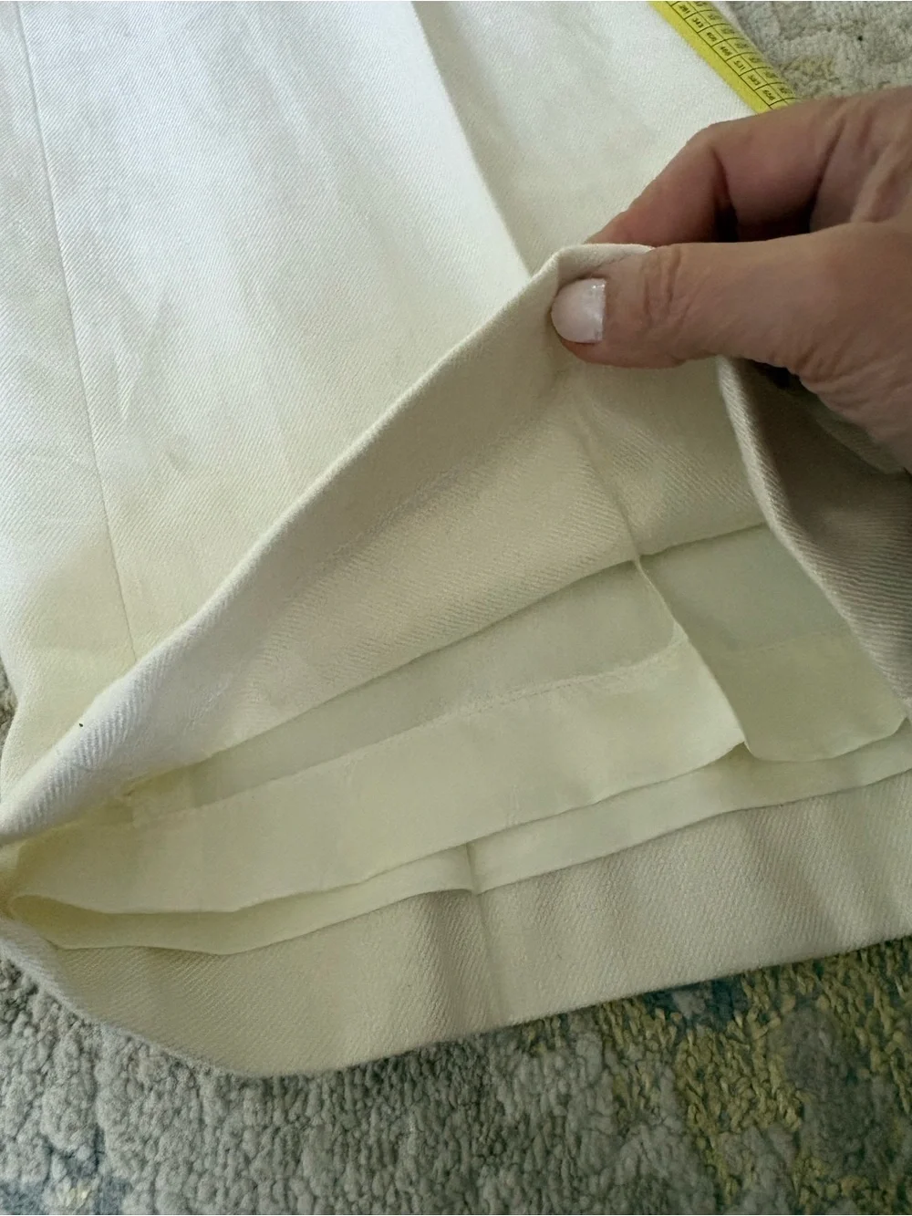 Lauren Ralph Lauren White Linen Trousers